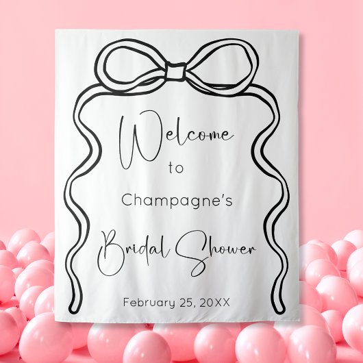 Das Know-how moderner Script-Brautpartys verbinden Wandteppich