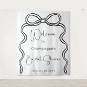 Das Know-how moderner Script-Brautpartys verbinden Wandteppich (Vorderseite)