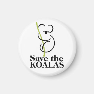 Das Koalas-Magnet gerettet Magnet