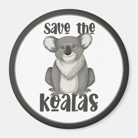 Das Koalas-Magnet gerettet Magnet (Vorne)