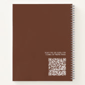 Das Kobra der Wahrheit inspirierender Journalismus Notizblock (Rückseite)