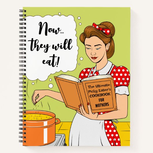 Das Kochbuch des Ultimate Picky Eater für Mütter Notizblock (Vorderseite)