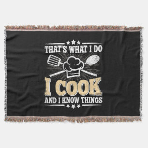 Das koche ich und ich kenne die Dinge, die Funny C Decke