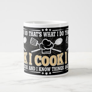 Das koche ich und ich kenne die Dinge, die Funny C Jumbo-Tasse