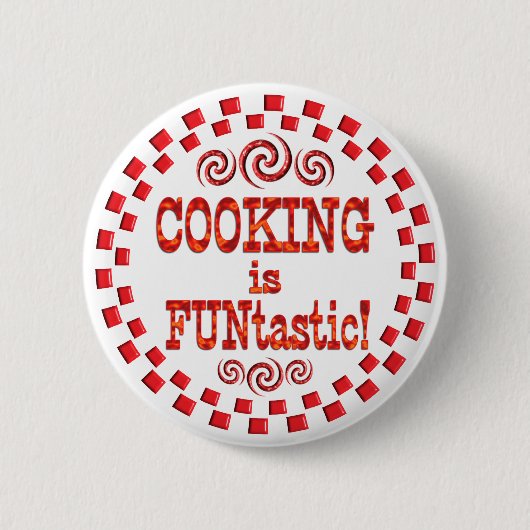 Das Kochen ist FUNtastic Button (Vorderseite)