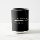 Das Koffein, das bitte lädt, warten Tasse (Zentrum)