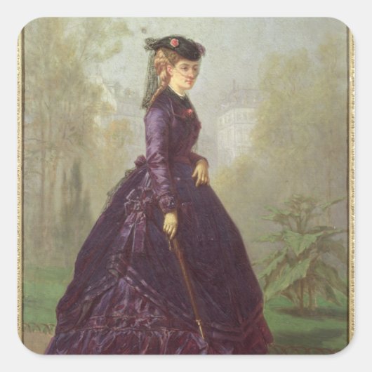 Das Kokodett, 1867 Quadratischer Aufkleber (Vorderseite)