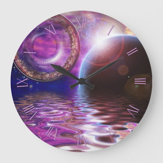 Das koloniale Raumschiff Große Wanduhr (Vorderseite)