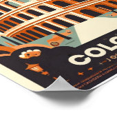 Das Kolosseum: Das majestätische Symbol des antike Poster (Ecke)