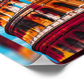 Das Kolosseum: Eine lebendige Hommage an die römis Poster (Ecke)