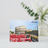 Das Kolosseum in Rom Ankündigungspostkarte (Stehend Vorderseite)