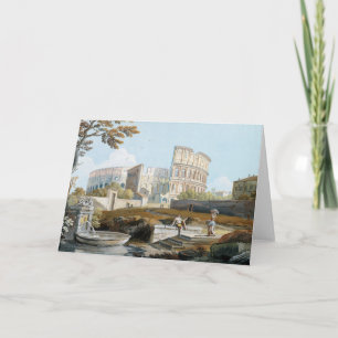 Das Kolosseum in Rom   Giovanni Battista Busiri Karte