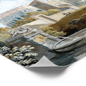 Das Kolosseum in Rom | Giovanni Battista Busiri Poster (Ecke)