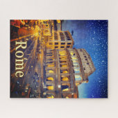 Das Kolosseum in Rom in der Nacht Puzzle (Horizontal)