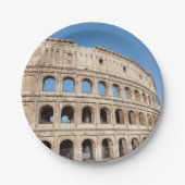 Das Kolosseum in Rom, Italien Pappteller (Vorderseite)
