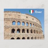 Das Kolosseum in Rom, Italien Postkarte (Vorderseite)