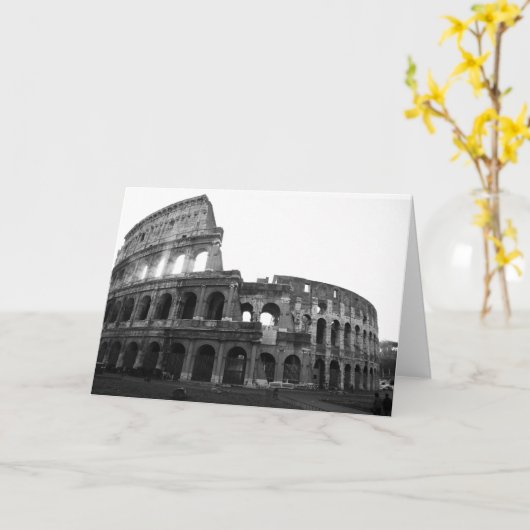 Das Kolosseum Karte (Gelbe Blume)