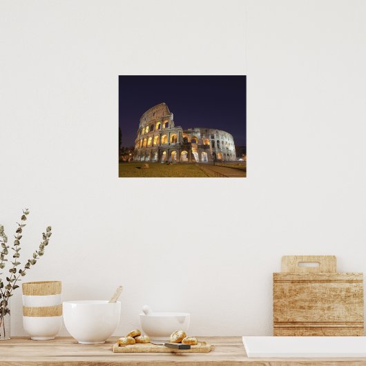 Das Kolosseum oder das römische Kolosseum Poster (Küche)
