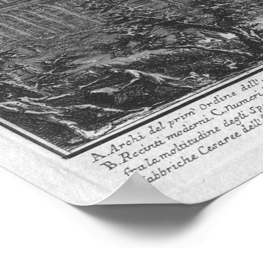 Das Kolosseum Poster (Ecke)