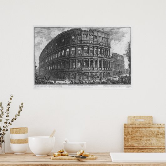 Das Kolosseum Poster (Küche)