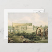 Das Kolosseum, Rom, 1802 (w/c über Grafit auf zwei Postkarte (Vorne/Hinten)