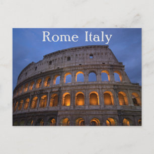 Das Kolosseum Rom Italien Postkarte