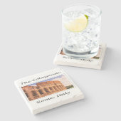 Das Kolosseum Rom, Italien Untersetzer Stone (Seitenansicht)