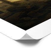 Das Kolosseum, Rom (Öl auf Leinwand) Poster (Ecke)