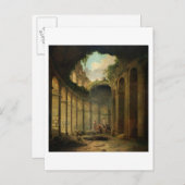 Das Kolosseum, Rom (Öl auf Leinwand) Postkarte (Vorne/Hinten)