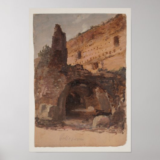 Das Kolosseum — Thomas Cole (Rom) Poster (Vorne)
