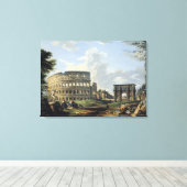 Das Kolosseum und der Arch des Konstantins Leinwanddruck (Insitu (Holzboden))