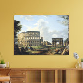 Das Kolosseum und der Arch des Konstantins Leinwanddruck (Insitu (Wohnzimmer))