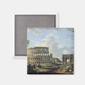 Das Kolosseum und der Arch des Konstantins Magnet (Vorderseite/Rückseite)