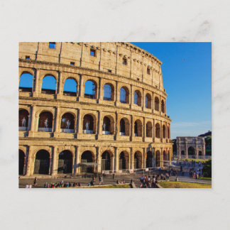 Das Kolosseum und der Konstantinsbogen, Rom, Itali Postkarte