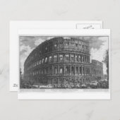 Das Kolosseum von Giovanni Battista Piranesi Postkarte (Vorne/Hinten)