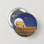 Das Kolosseum von Rom Button (Vorne & Hinten)