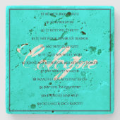 Das Kölsche Grundgesetz – Köln Cologne Jugendstil Steinuntersetzer (Vorderseite)