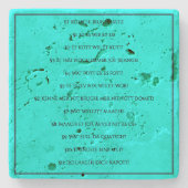 Das Kölsche Grundgesetz – Köln Cologne Jugendstil Steinuntersetzer (Vorderseite)