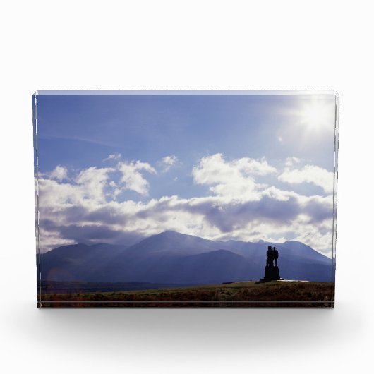 Das Kommando Monument Schottland Fotoblock (Vorderseite)