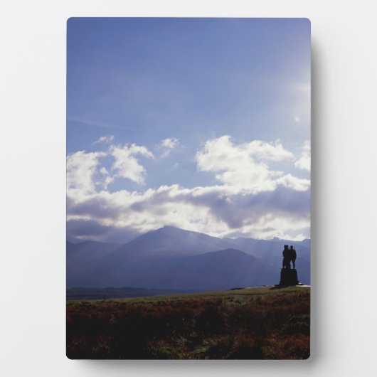 Das Kommando Monument Schottland Fotoplatte (Vorderseite)