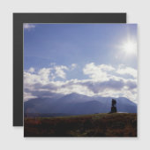 Das Kommando Monument Schottland Magnetkarte (Vorne/Hinten)