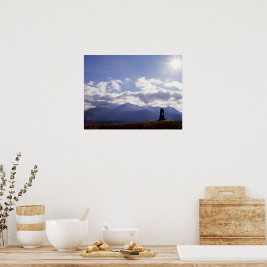 Das Kommando Monument Schottland Poster (Küche)