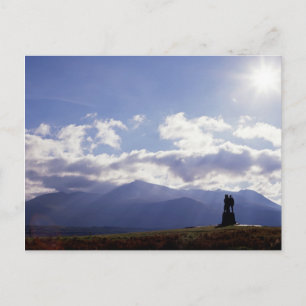 Das Kommando Monument Schottland Postkarte