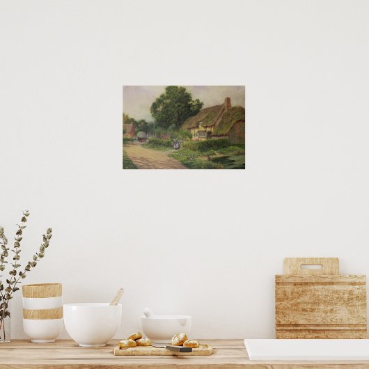 Das Kommen des Haycart Poster (Küche)