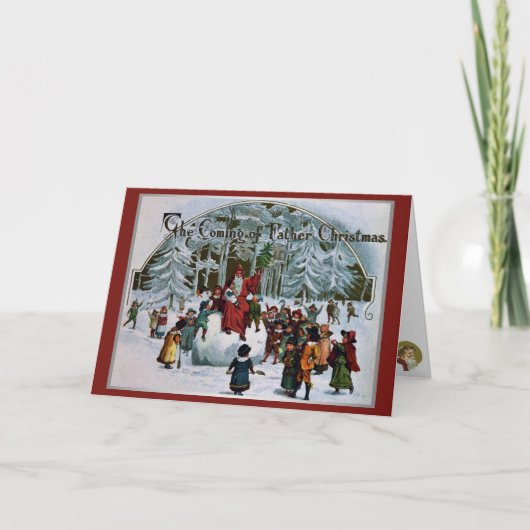 Das Kommen des Vaters zu Weihnachten (Vorderseite)