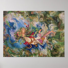 Das kommende Persische Farshchian Art Poster des F