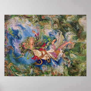 Das kommende Persische Farshchian Art Poster des F