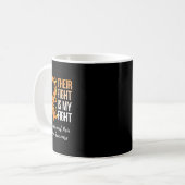 Das komplexe regionale Schmerzsyndrom Awarene Kaffeetasse (Vorderseite Links)