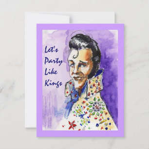 DAS KÖNIG ERSUCHT PARTY WIE KINGS ~ EINLAGE EINLADUNG