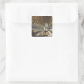 Das königliche Bankett, erster Kurs, von einem Quadratischer Aufkleber (Tasche)